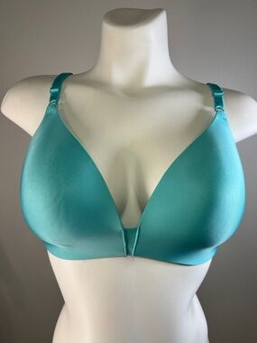 Victoria's Secret Teal Plunge Push-Up No-wire Bra 34DD